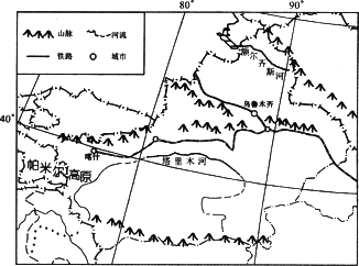 准噶尔盆地南缘和塔里木盆地北缘的大片内陆地区是世界上最高中