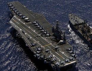 资料图:美军cvn-71罗斯福号航母