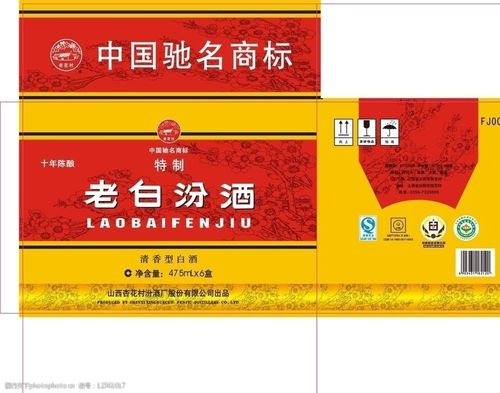 老白汾酒外箱图片