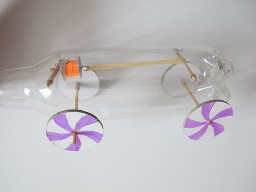 怎样设计橡皮筋动力小车走得远