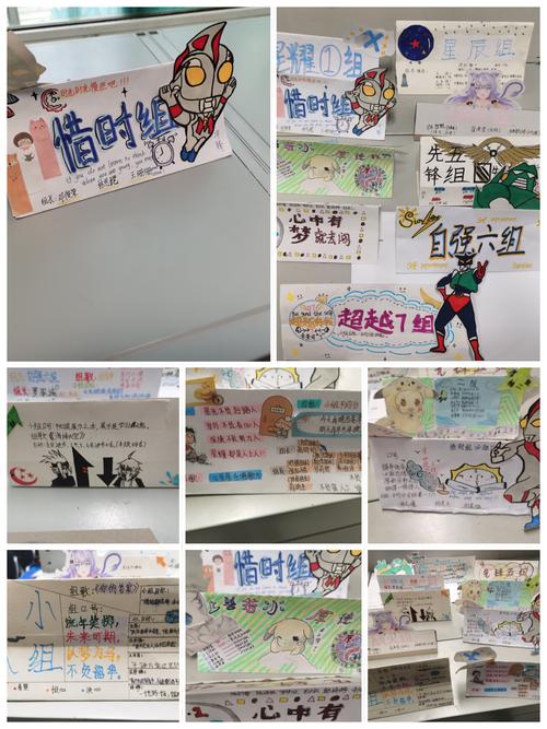 每天进步一点点,逐梦班一一一小组建设文化展示