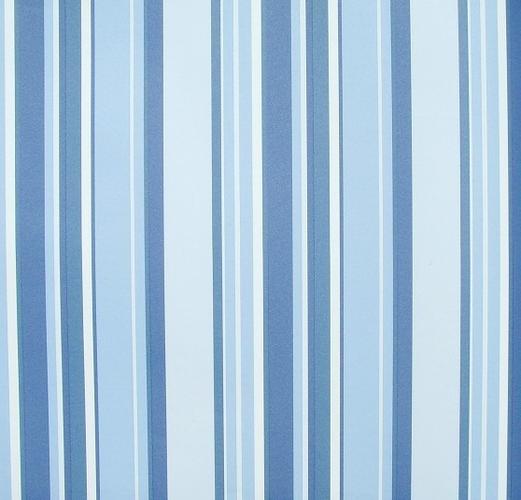 乡村田园条纹壁纸 浅蓝色深蓝色竖条纹墙纸 地中海蓝白色条纹墙纸