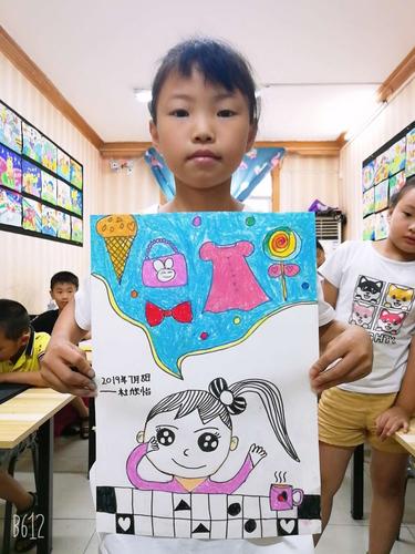 阳光画室暑假简笔画《我的愿望》