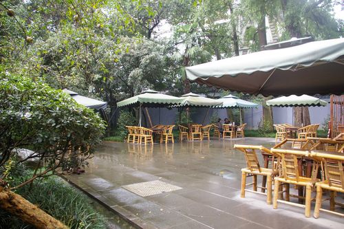 文化气息浓厚,外面还有浣花溪公园.是休闲活动场所