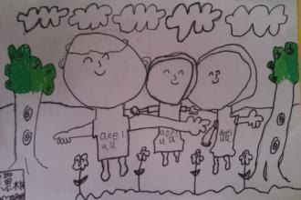 我的家图画简笔画