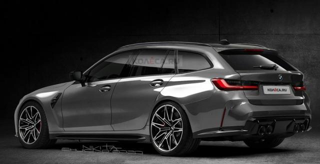 全新宝马m3旅行版渲染图曝光 旅行车中的性能车