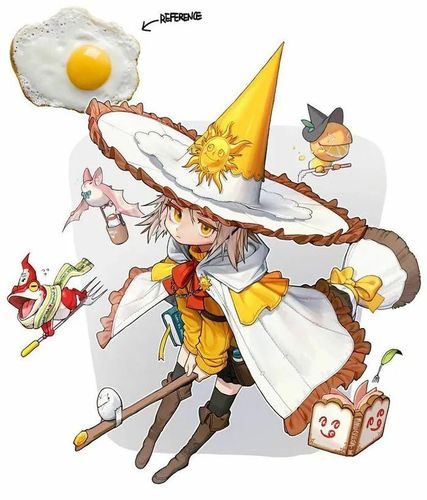 插画家rinotuna将动物,昆虫,食物和日常物品重绘为动漫人物,居然效果