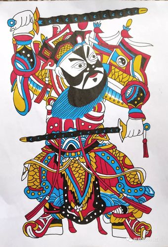 【绘画】画门神