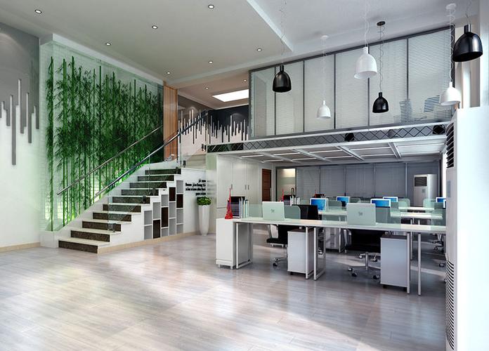 昆山装修公司装饰详解复式办公室设计的特点