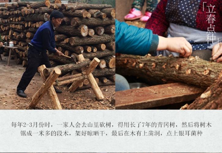 无熏染野生银耳干货 通江银耳椴木白木耳 农家无硫一级糯雪耳50g_7折