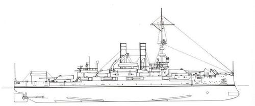最简单军舰简笔画