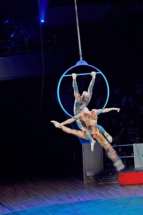 标题:阴阳和谐 --- 绝美双人吊环