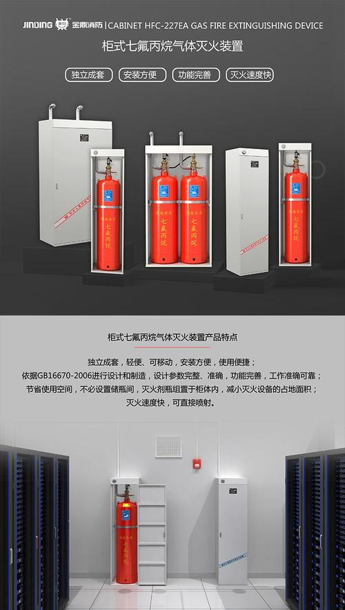 金鼎消防 gqq70/2.5柜式七氟丙烷灭火装置 柜式七氟丙烷厂家 全国配送