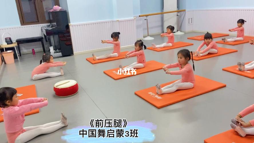 《勾脚前压腿》基本功练习_压腿_舞蹈_艺术_少儿舞蹈