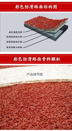 陶瓷颗粒路面/防滑路面/彩色路面/防滑坡道/陶瓷颗粒胶 厂家直供