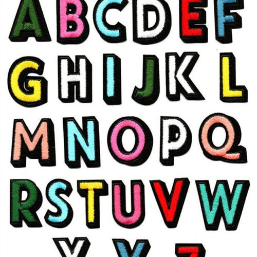 26个英文字母补丁 26个英文字母补丁贴布贴花26个字母