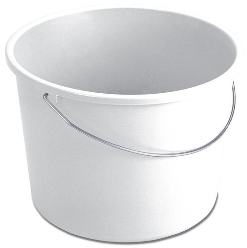 sterilite 11670024 5-quart handy pail with wire handle, white