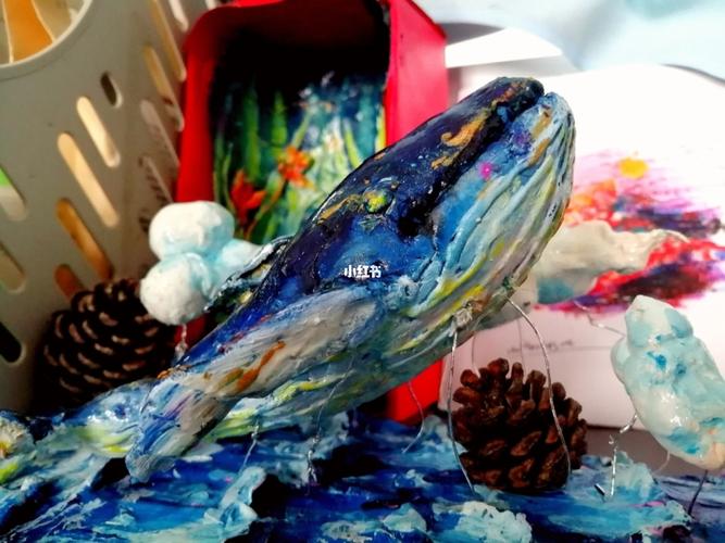 黏土鲸鱼95_粘土_手工制作_大海_手工黏土_兴趣爱好