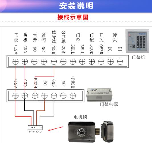 电机锁 灵动锁 小区门禁金属门专用静音电控锁 门禁铁门电控锁