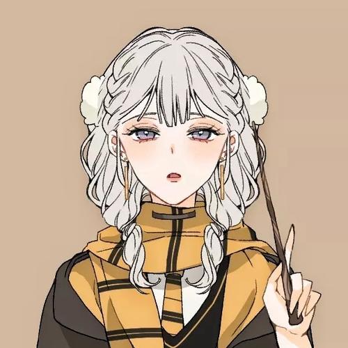 霍格沃茨女生头像拉文克劳 斯莱特林 格兰芬多 赫奇帕奇团头源自pi