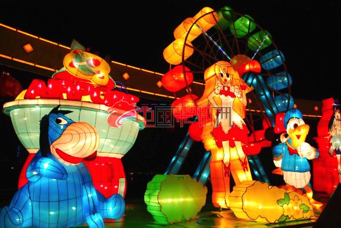 2014年福州网上看花灯 仓山花灯展区和晋安花灯展区