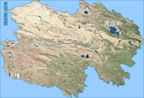 青海省卫星地图