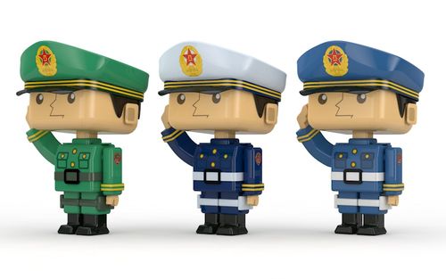 高清小兵卡通图片_军人敬礼图片简笔画