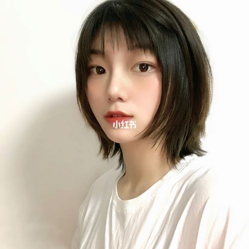 中短发/学生头/方脸圆脸/齐刘海/鲻鱼头/辛_发型_理发