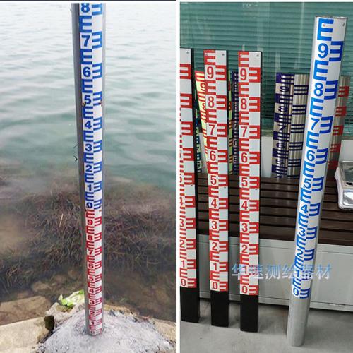 搪瓷水位尺水库大坝观测标尺铝合金贴膜定制不锈钢烤漆标尺弧形尺