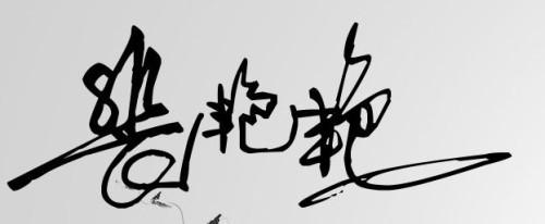 设计裴艳艳个性签名