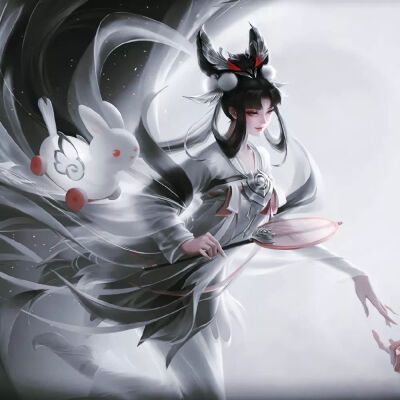 王者荣耀如梦令嫦娥后羿情侣头像