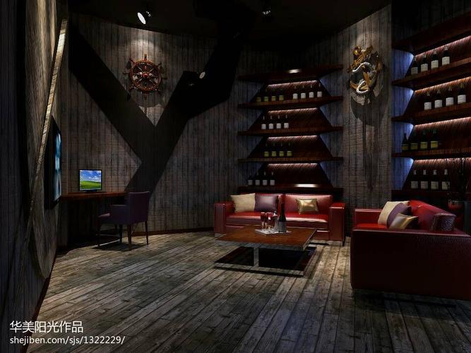 小型酒吧包间设计效果图 – 设计本装修效果图