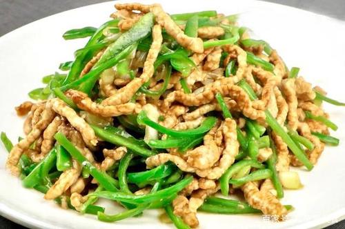 青椒炒肉丝