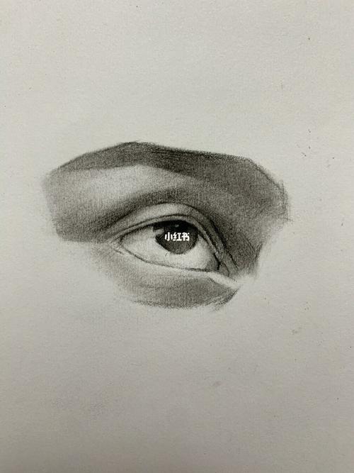 素描仰视眼睛的画法步骤|附:详细讲解
