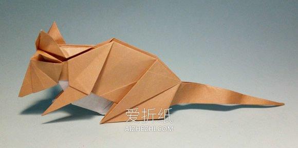 老鼠的折纸教程图解