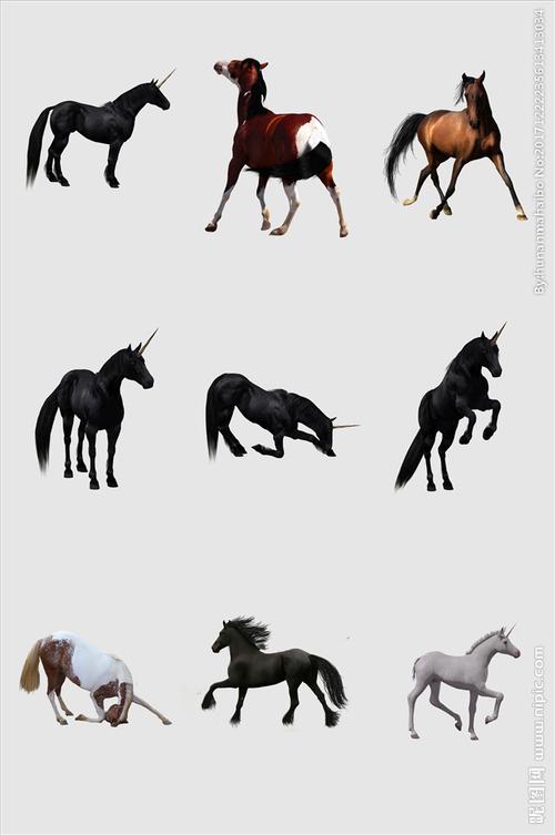 免抠马奔跑的马png素材图片