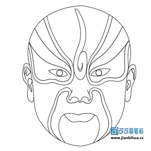 关于京剧脸谱简笔画手抄报京剧脸谱手抄报