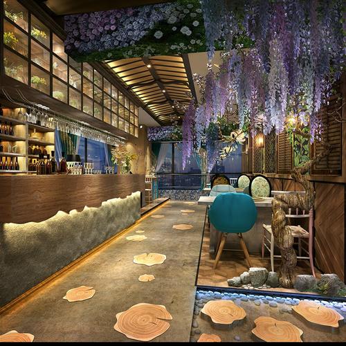 成都海鲜花园餐厅设计成都特色海鲜餐厅设计阿廖家泰式海鲜