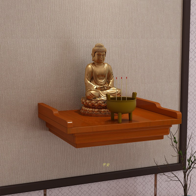 墙上供佛架香火台供台祖先灵位灶神壁挂式家用佛像供奉台约.