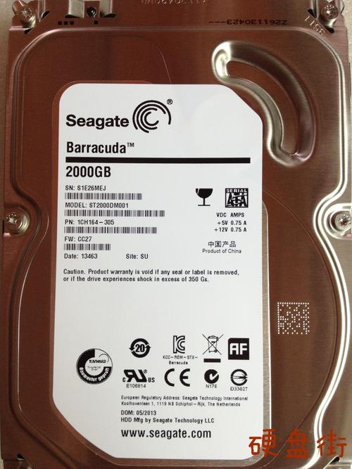 seagate/希捷 st2000dm001 2t 台式机 2tb 硬盘 台式2t 监控硬盘