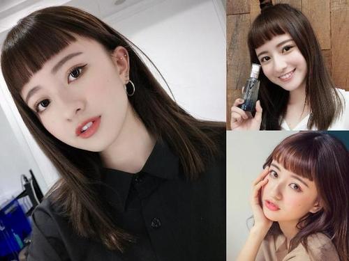 二次元刘海适合搭配什么发型?搭配直发最美了!
