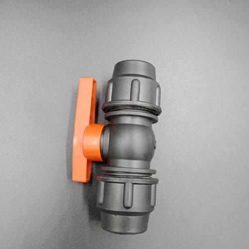 pe管件配件 pe快接球阀 水管快速接头自来水管 pe全塑快接球阀