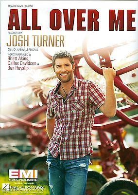 josh turner sheet music all over me rhett atkins dallas davidson