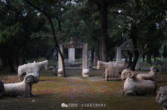 于氏的墓地,除孔子墓外,算是孔林气派较大,墓饰规格较高的