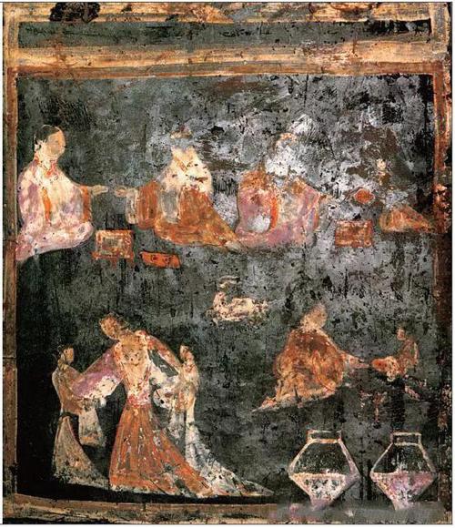 汉代古墓中的壁画--人间仙界