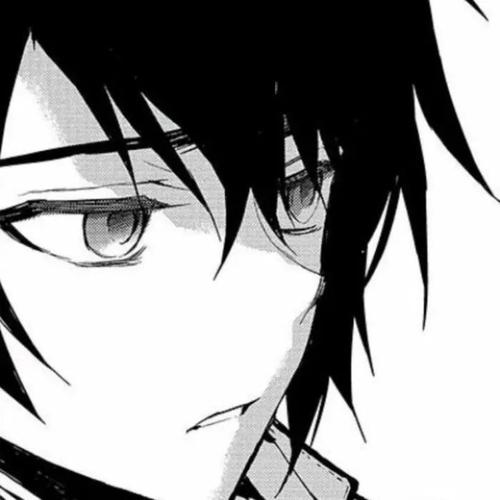 动漫头像:男生黑白帅气头像,曾经我还傻傻的以为你会喜欢我