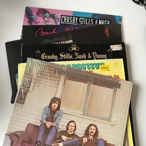 crosby stills nash (young), lot of 6 lp"s including the classic
