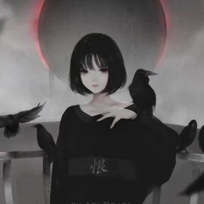 女生把头像换黑色