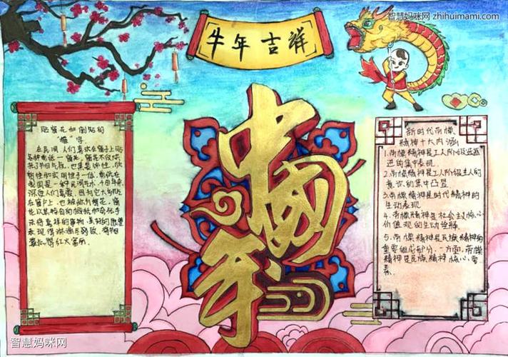欢乐中国年手抄报优秀作品