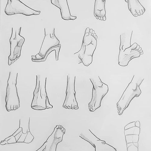 一样,不间断的去画,相信不久你就会发现自己画手脚已经不是什么难事了